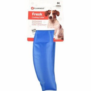 Flamingo Chladiaci obojok pre psov, veľkosť M 28 - 36 cm, modrá vyobraziť