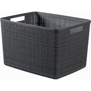 Curver Košík Jute L 20 l, tm. sivá vyobraziť