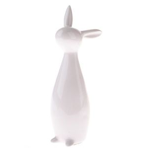 Porcelánový zajačik Twinkie biela, 11 x 24 cm vyobraziť