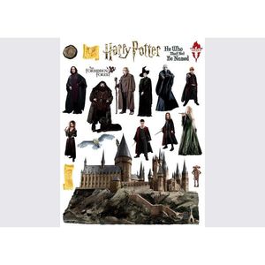 Samolepiaca dekorácia Harry Potter Hogwarts, 65 x 85 cm vyobraziť