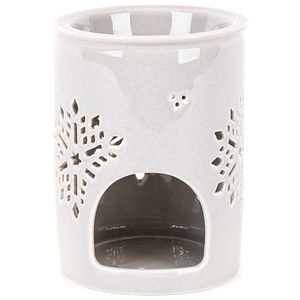 Porcelánová arómalampa Snow flower béžová, 8, 5 x 12 cm vyobraziť