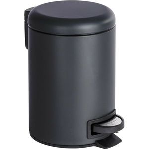 Wenko Pedálový odpadkový kôš Leman 3 l, čierna, 3 l vyobraziť