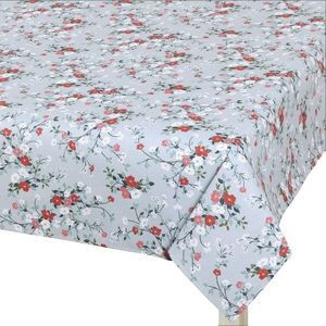Bellatex Obrus DITA Kvietky sivá, 120 x 140 cm vyobraziť