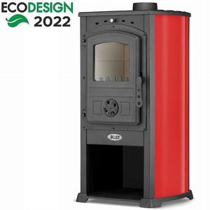 Krbové kachle Modena červené 7, 3 kW vyobraziť