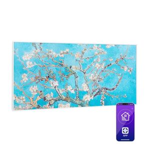Klarstein Wonderwall Air Art Smart, infračervený ohrievač, 120 x 60 cm, 700 W, aplikácia, mandľový kvet vyobraziť