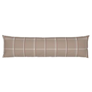 LIVARNO home Obliečka na vankúš na spanie na boku, 40 x 145 cm (pruhy/hnedá) vyobraziť