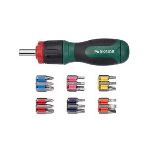 PARKSIDE® Račňový skrutkovač s bitmi vyobraziť