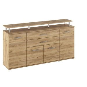 KONDELA Hanola štvordverová komoda so zásuvkami dub artisan vyobraziť