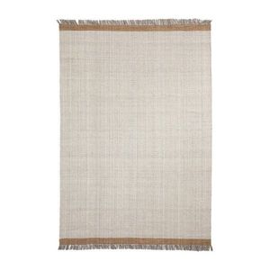 Krémový ručne tkaný vlnený koberec 160x230 cm Brina – Kave Home vyobraziť