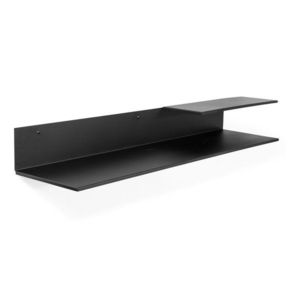 Čierna poschodová oceľová polica 119 cm Folio – Spinder Design vyobraziť