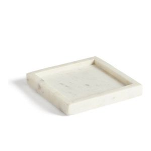 Mramorová dekoratívna tácka 18x18 cm Serela – Kave Home vyobraziť