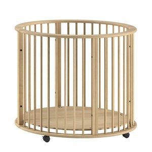 Detská ohrádka z bukového dreva 90x90 cm v prírodnej farbe Dino – Vipack vyobraziť