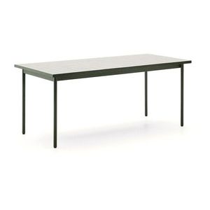 Oceľový záhradný jedálenský stôl 91x182 cm Maurina – Kave Home vyobraziť