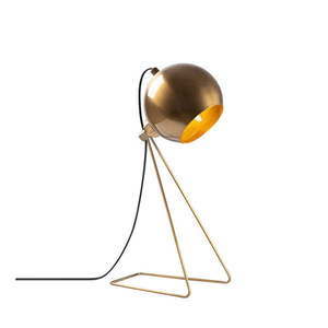 Stolová lampa v medenej farbe s kovovým tienidlom (výška 45 cm) Oala – Opviq lights vyobraziť