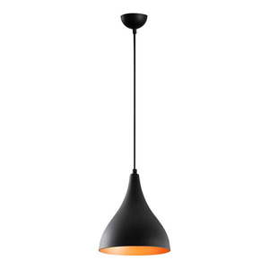 Čierne závesné svietidlo s kovovým tienidlom ø 22 cm Sağlam – Opviq lights vyobraziť