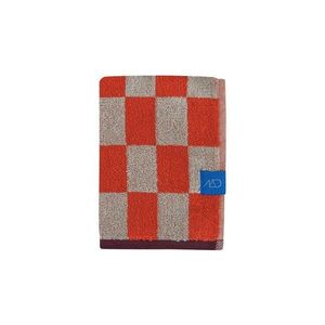 Oranžové/béžové froté uteráky v súprave 2 ks z bio bavlny 40x55 cm Retro – Mette Ditmer Denmark vyobraziť