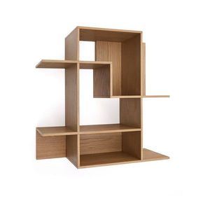 Modulárny policový systém v dekore duba v prírodnej farbe 80x80x25 cm Ina – Kave Home vyobraziť