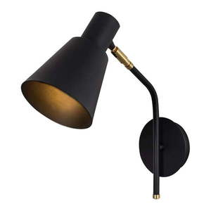 Čierne/v zlatej farbe nástenné svietidlo ø 15 cm Kem – Opviq lights vyobraziť