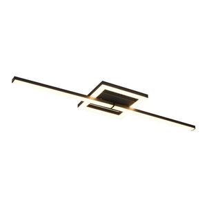 Čierne LED stropné svietidlo 16x54 cm Viale – Reality vyobraziť