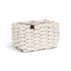 Látkový košík 20x15x11 cm Peach Skin S – Bigso vyobraziť