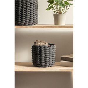 Látkový košík ø 21x17 cm Peach Skin Round S – Bigso vyobraziť