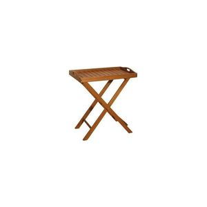Záhradný stolík z eukalyptového dreva 42x67 cm Dallas – Garden Pleasure vyobraziť