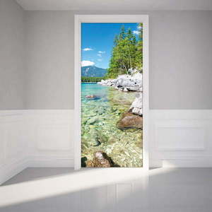 Adhezívna samolepka na dvere Ambiance Crystal Lake, 83 x 204 cm vyobraziť