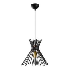 Čierne závesné svietidlo s kovovým tienidlom ø 34 cm Kirpi – Opviq lights vyobraziť