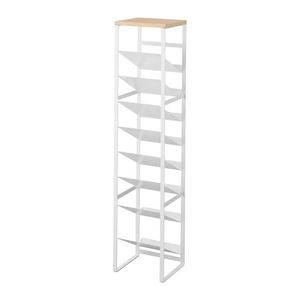 Biely kovový regál na víno počet fliaš 16 20x88, 5x19 cm Tower – YAMAZAKI vyobraziť