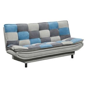 MID.YOU ROZKLADACIA POHOVKA, textil, kompozitné drevo, modrá, bahenná hnedá, tmavosivá vyobraziť