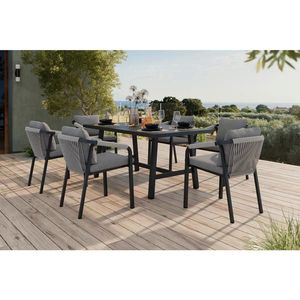 Ambia Garden ZOSTAVA ZÁHRADNÉHO NÁBYTKU kov, textil vyobraziť