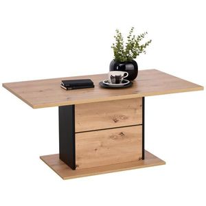 Hom`in KONFERENČNÝ STOLÍK, čierna, dub artisan, kompozitné drevo, 110/65/50 cm vyobraziť