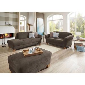 Sit & More LEŇOŠKA, textil, tmavohnedá vyobraziť
