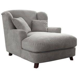 Sit & More XXL KRESLO, textil, kompozitné drevo, strieborná vyobraziť