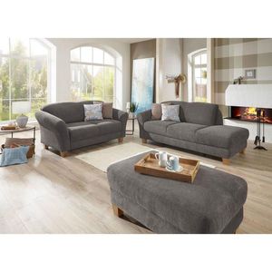 Sit & More LEŇOŠKA, textil, sivá vyobraziť