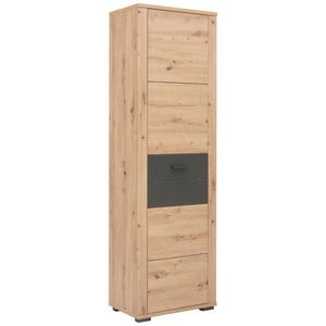 Xora PREDSIEŇOVÁ SKRIŇA, antracitová, farba duba, 60/195/38 cm vyobraziť