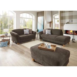 Sit & More LEŇOŠKA, textil, tmavohnedá vyobraziť