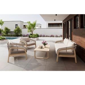 Ambia Garden SÚPRAVA ZÁHRADNÉHO NÁBYTKU drevo, kov, textil vyobraziť