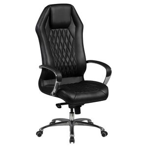 MID.YOU KANCELÁRSKE KRESLO, vzhľad kože, čierna vyobraziť