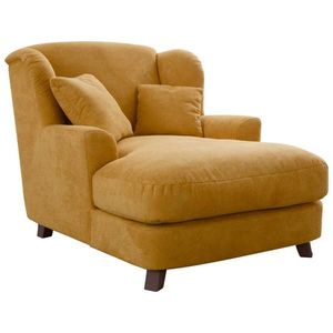 Sit & More XXL KRESLO, textil, kompozitné drevo, horčicovožltá vyobraziť
