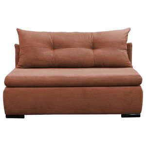 MID.YOU ROZKLADACIA POHOVKA, textil, koralová vyobraziť