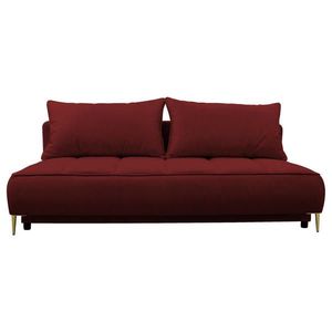 MID.YOU ROZKLADACIA POHOVKA, textil, bordová vyobraziť