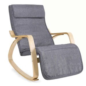 Boxxx RELAXAČNÉ KRESLO, drevo, textil, sivá vyobraziť