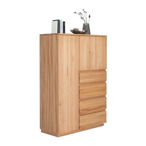 Linea Natura KOMODA, jadrový buk, farba buka, 100/143, 1/41 cm vyobraziť