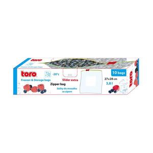 Vrecká na potraviny TORO 10ks 3, 8l vyobraziť