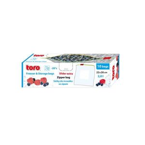 Potravinové vrecká na zamrazovanie Toro 10 ks 2 l vyobraziť