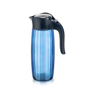 QLUX Sklenený džbán s viečkom 1, 6l modrá vyobraziť
