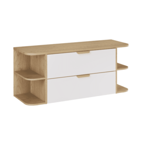 ArtCom Kúpeľňová skrinka s doskou ASTER WHITE LRSM D120cm | 120 cm vyobraziť