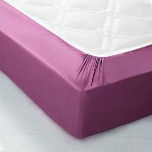 Bavlnená jednofarebná napínacia plachta zn. Colombine® s hĺbkou rohov 32 cm vyobraziť