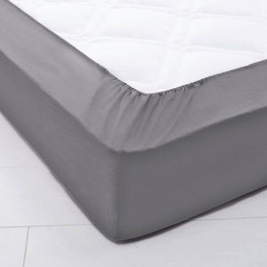 Bbavlnená jednofarebná napínacia plachta s hĺbkou rohov 40 cm vyobraziť